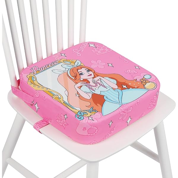 Rehausseur De Chaise Enfant PU Imperméable - Coussin Surélevé Avec Sangles - Facile à Nettoyer (Gris)