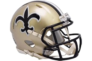 Riddell Mini casco de fútbol NFL Speed New Orleans Saints