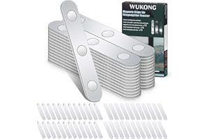 Wukong Fliegengitter Magnet Insektenschutz Magnete Set – 24er starke Magnete zur Befestigung von Fliegengitter an Fenstern, selbstklebend & wiederverwendbar, ohne Bohren, Zubehör für Innen & Außen
