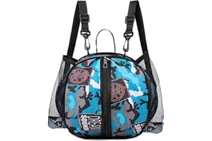 Ezweiji Bolsa de baloncesto, baloncesto, fútbol, voleibol, bolso bandolera, bolsa de entrenamiento, bolsa de almacenamiento con correa para el hombro, para adultos y niños