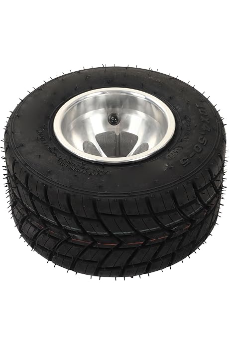 Ruota Atv 21x7-10 4 Bulloni Cerchio Anteriore ATV 21x7-10 Pollici 4 Bulloni - Lega Metallo Per Go-Kart E Quad Cerchio Go-kart Lega - 5