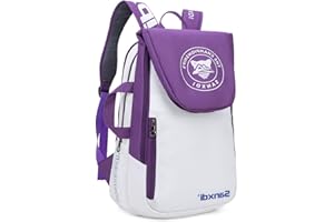 YUETTYY Zaino da Tennis Pieghevole - Borsa Multifunzionale di Grande Capacità per Tennis e Racquetball - Borsa Sportiva per il Trasporto