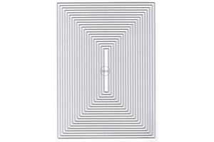 DzIxY Overlap Rectangle Border Metal Cutting Dies for Card Making Kit Embossing Paper Die Cuts Sets Scrapbooking Machine Stencils Storage Pockets Supplies