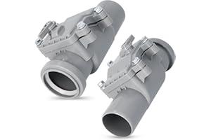 INSTALGURU Valvola di non ritorno Ø DN 50-315, valvola di ritegno per tubo di scarico