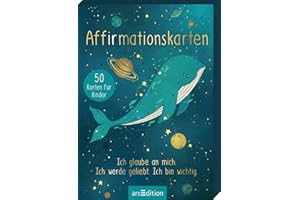 Affirmationskarten: Ich glaube an mich. Ich werde geliebt. Ich bin wichtig. | Kartenbox mit 50 Affirmationskärtchen für Kinder | Für mehr Selbstbewusstsein, Achtsamkeit und Selbstliebe