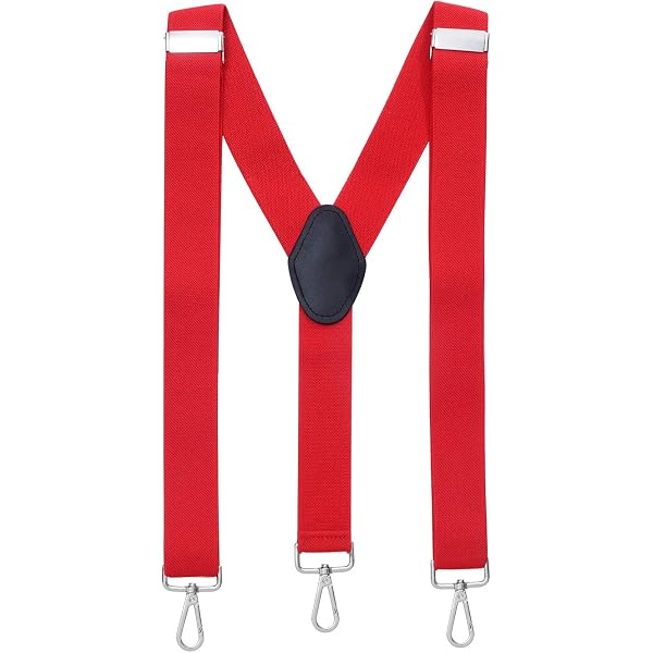 Bretelles élastiques En X Pour Homme - Fermoir Mousqueton Robuste - Réglables - 3.8cm