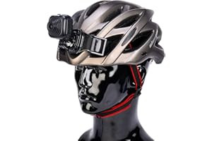TECHALOGIC HC-1 2K QHD Cycle Helmet Camera - Ultra lightweight Camera for Cyclists - Compact Bike Helmet Camera - Connects to Most Bicycle Helmets using GoPro Style Fittings