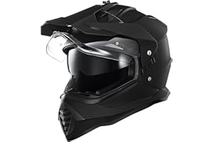 ILM Kask motocyklowy Cross dla mężczyzn i kobiet Offroad ECE Kask MTB z podwójnym wizjerem DH Enduro Quad Motocross WS902