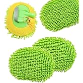 Teleskopik Mikrofiber Ara&ccedil; Yıkama Fır&ccedil;ası Yedek Mop Başlığı Sarı 1 Adet
