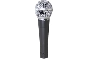 Weymic wm58 Instrument de Musique vocale Dynamique de Style Classique, Son Propre, Microphone métallique (sans câble)