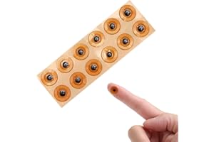 VOSSOT 12PCS NFC Tag Sticker 1cm Mini NFC Aufkleber Wasserdicht NTAG213 FPC Aufkleber Tags NFC Sticker Programmierbar NFC Chip NFC Karten RFID Tag für allen Mobiltelefonen und Smart Geräten mit NFC Funktion