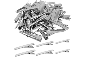 CKANDAY Lot de 150 pinces à cheveux en métal à une broche unique - Pinces à cheveux bouclées - Épingles à cheveux pour la coiffure - Accessoires de coiffure - 3 tailles - Argenté