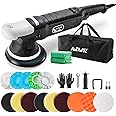 AUTIWOZ 6-Inch Dual Action Car Buffer Polisher With 6 Variable Speeds for Detailing, Polishing, Waxing - Random Orbital DA Kit