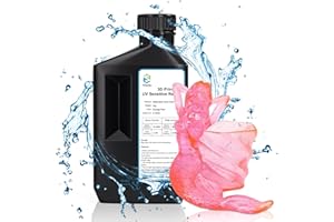 Yousu 3D Printer Resin UTH Nebula, Water Washable Resin Dual Color 3D Printer UV-Resin Rapid LCD UV-Curing Resin 405nm Photopolymer Resin for LCD 3D Printer 1000g, Orange Pink Color, 183 1kg DC-002