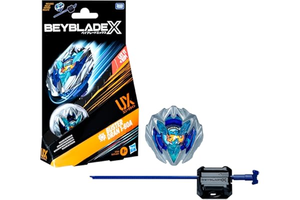 Beyblade X, Kit Inicial Buster Dran 1-60A UX con Top y Lanzador