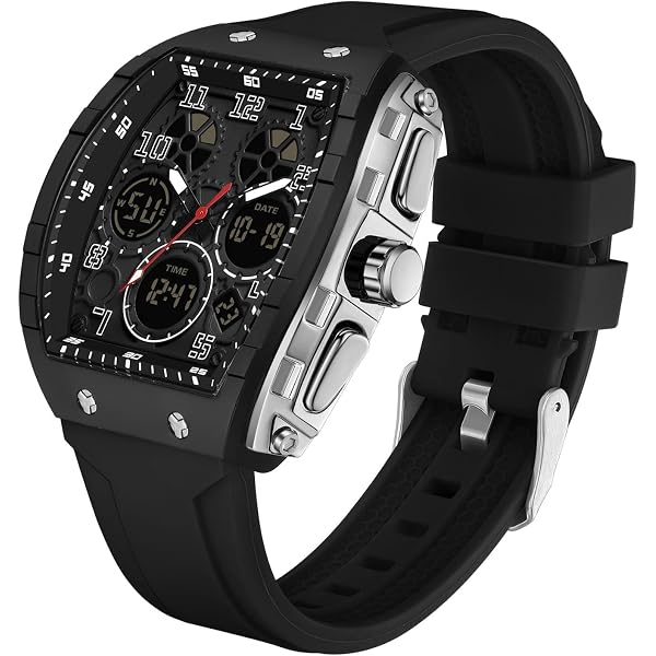 Montre Sport Homme FeiWen – Digitale, Étanche 50M, Chronographe, Alarme – Grand Cadran LED, Style Militaire
