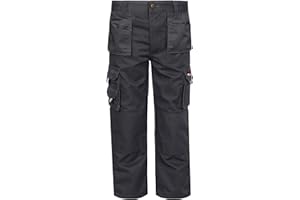 TuffStuff - Pro Work Junior Trouser - Kids Cargo Trousers - Workwear Trousers - Boys Work Trousers - Durable Trousers for Kids