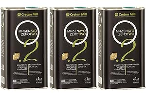 ‎JASSAS GRIECHISCHE FEINKOST Griechisches Olivenöl 0,2% von Kreta 3x 1,0l Kanister |Mildes Olivenöl mit sehr geringem Säuregehalt | Extra nativ | Kaltgepresst | + 20ml Jassas Olivenöl