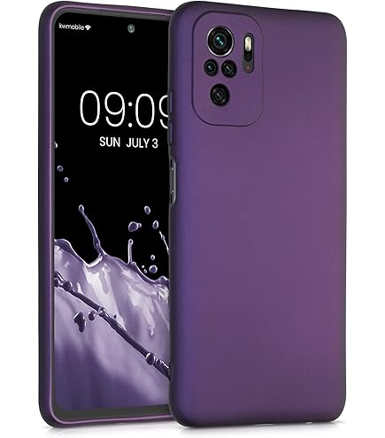 Coque Silicone TPU Pour Redmi Note 10S / Note 10 4G / POCO M5s - Protection Renforcée, Couleur Herbe Violette