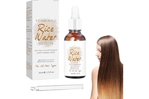 KUIRUNRX Sérum d'eau de Riz Fermenté,Traitement Anti-Chute de Cheveux Sérum,Riz pour la Croissance des Cheveux Eau Sérum,for Le Traitement des Cheveux Et De La Repous