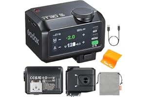 ‎GODOX GODOX iT30Pro-S mini lampa błyskowa i bezprzewodowy wyzwalacz lampy błyskowej do Sony 2,4 GHz bezprzewodowy 1/8000S HSS TTL, 560 błysków, ekran dotykowy Full Color, wbudowany dyfuzor, akumulator 7,4 V