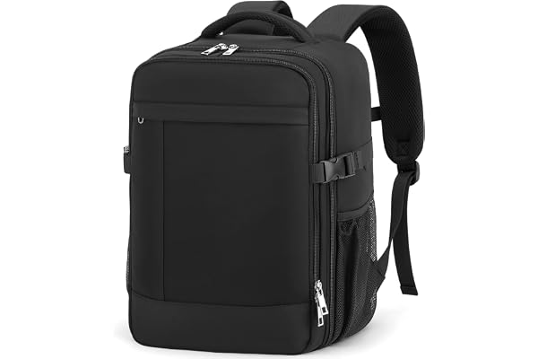 Mochila para Ryanair 40x30x20 Mochila Viaje Cabina Avion Maleta 40x20x30 | Equipaje de Mano con Hebilla Pectoral, Bolsillo Lateral, Compartimento para Portátil, Bolsillo Antirrobo, Cintas Internas