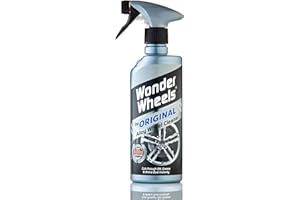 Wonder Wheels The Original Alloy Wheel Cleaner 600ml - Cleans Car Dirt Grease Brake Dust Instantly - Acid Free - Tire Cleaning Spray Washing