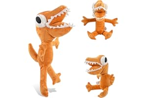 WAIMXDAO Roblox Rainbow Friends,Horror Gioco Bambola di Peluche Rainbow Friends,Rainbow Friends Giocattoli di Peluche Amici Arcobaleno,Rainbow Friends Plush per Ragazzi Ragazze e Amanti del Gioco (Marrone)