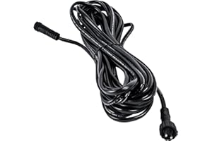 Köhko Niedervolt/12V Verlängerungskabel (IP44) mit 2-poligen Stecksystem für Außenbereich - geeignet für Sringbrunnen Pumpe LED-Beleuchtung Lichterkette 2 Meter 29011-2