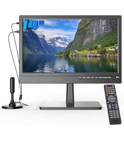 TV 22 inch IPS HD 1080P Screen,Small tv with Freeview Receiver,12