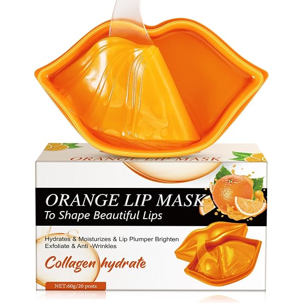 40 Stück Lippenmasken-Pads Mit Feuchtigkeitsgel – Anti-Falten, Kollagen, Für Weiche Und Glatte Lippen, In Roter Box