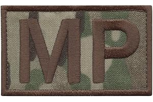 2AFTER1 Multicam MP Military Brassard OCP Tactical Morale Army Embroidered Touch Fastener Patch
