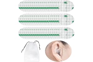 NYGGTYK Set di Paraorecchie da Doccia e Nuoto - 60 Pezzi con Custodia, Impermeabili e Traspiranti - Indispensabili per Docce e Piscina