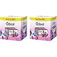 Odonil Bathroom Air Freshner Blocks Mixed Fragrances - 192g (48g*4) | Mixed Fragrances: Jasmine, Lavender, Orchid, Rose| Long Lasting Fragrance | Lasts upto 30 days (Pack of 2)