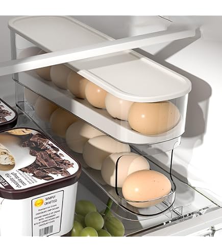 Porta Uova Organizer Per Frigorifero 30x11x6,5 Cm In Plastica Rosa: Ordine E Freschezza Per Le Tue Uova, Finalmente!