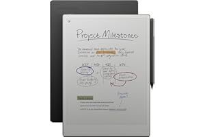 reMarkable Paper Pro Bundle – Leather Folio | 11.8’’ Color Display and Reading Light | Includes reMarkable Paper Pro Paper Tablet, Marker Plus Pen, and Book Folio Case in Black Premium Leather