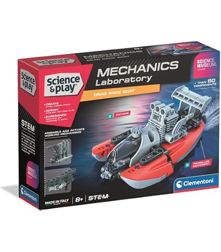 Clementoni - 97861 - Science and Play Build - Mechanics 6 in 1