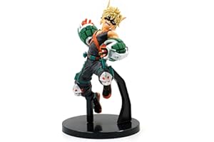 PURUUIGE My Hero Academia Figurines Bakugou Katsuki, figurine MHA, personnages de dessin animé, figurine de collection en PVC, figurine de poupée, décoration de bureau, figurine d'action