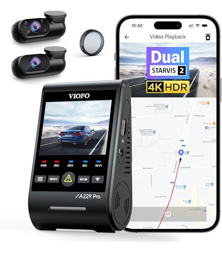 Câble Hardwire HK4 USB-C VIOFO Pour Dashcam - Protection Basse Tension, Mode Stationnement, Compatible A229/A329 Etc.