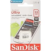 SanDisk Ultra microSDHC 32GB, C10, UHS-1, 100MB/s R, 3x5, 7Y
