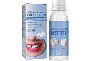 LALULUTEK Temporary Tooth Filling Repair Kit - Moldable False Teeth for Missing Broken Tooth Replacement - Dental Repair Beads - Fake Teeth Fixing - Easy and Quick Solution