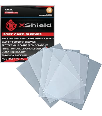 63mm x 88mm card sleeves 63mm x 88mm card sleeves Premium Standard Card Game Sleeves (63.5x88mm) 55 Pack, 100 Micron, SK sleevekings