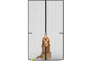 ViShawtek Zanzariera Porta Finestra, Zanzariera Magnetica 130x220cm, Zanzariere Magnetiche Per Porte Finestre, Zanzariera Magnetica Finestra