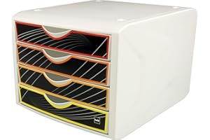 Helit, Szuflada "Chameleon" w kolorze białym/czarnym