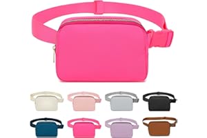 INVOOL Bauchtasche Gürteltasche für Damen und Herren, Wasserdicht Fanny Pack mit Verstellbarem Riemen & Reißverschluss, Crossbody Bag für Outdoor Sport Laufen Reise Fahren Wandern