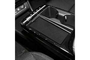 KUNGKIC Lot de 15 tapis antidérapants en caoutchouc pour Hyundai Tucson 2025, pour gobelet à eau, boîte de rangement, noir