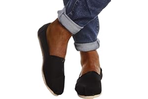 Leif Nelson Herren Espadrilles Gestreifte Schuhe für Freizeit Urlaub Freizeitschuhe für Sommer Weiße leichte Flache Männer Sommerschuhe Sneaker Weiße Schuhe für Jungen Latschen Slipper LN101SS