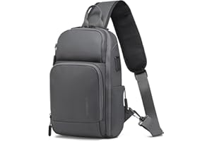 SUIKIHUM Men's Sling Bag, Convertible Anti Theft Sling Backpack, One Shoulder Crossbody Backpack