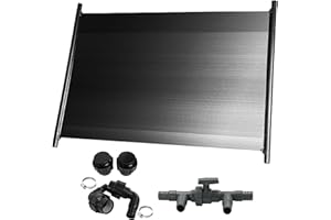 HAF® 1x Solarkollektor 300 x 60 cm inkl. 3-Wege Solarweiche | Heizmatte für 10m³ Schwimmbecken bis zu 6°C Wassererwärmung | Solarheizung Pool Heizung beliebig erweiterbar | Qualität: Made in Europe