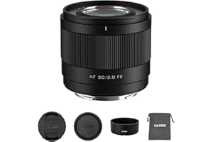 VILTROX AF 50mm F2.0 Air E Objetivo para Montura Sony E, f/2.0 Gran Apertura estándar Gran Angular fotograma Completo Objetivo para Montura Sony E a7II a9 A1 FX3 ZVE1 a6000 a6400 ZV-E10 a7R a7S a7C